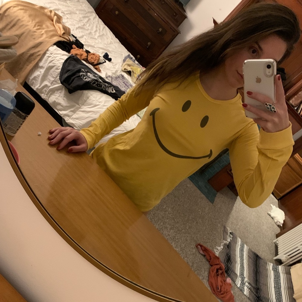 Smiley face tee